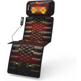 Massage-Mat, Detachable Neck Massager, Full Body Vibration Heating, with 10 Vibrating Motors and 9 Speed Settings for Home Office Use