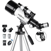 Telescope for Adults - 70mm Aperture 500mm AZ Mount Fully Multi-Coated Optics Astronomical refracting Portable Telescopes, with Tripod Phone Adapter, Remote Control , Carrying Bag