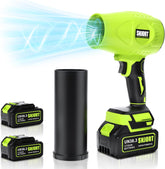 Leaf Blower Cordless with Battery and Charger, 450,000 RPM, Extended Nozzle