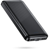 Portable-Charger - 15000mAh Dual USB Power Bank Output 5V3.1A Fast Charging Portable Charger Compatible with Smartphones and All USB Devices (Black)