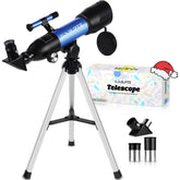 Kids Telescope, 50mm Aperture 360mm Refractor Telescope with Tabletop Tripod and Two Eyepieces, Perfect for Astronomy Beginners, for Kid 6 to 18 Years Old, Exclusive Kids Toy Gift