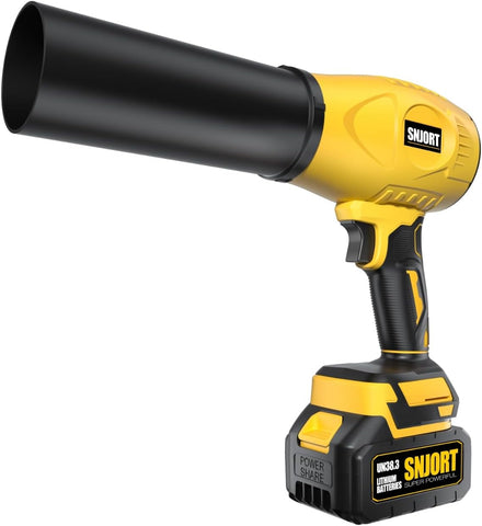 Leaf Blower Cordless with Battery and Charger,500,000 RPM,Extended Nozzle