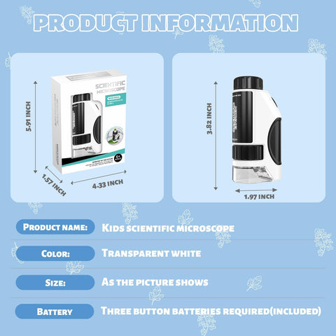 Kids' Portable Handheld Microscope for Educational Exploration