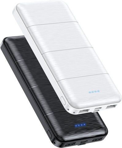 Portable Charger - Mobile Power - 15000mAh Dual USB, Output 5V3.1A Rapid Charger , Compatible with Smartphones and all USB Devices