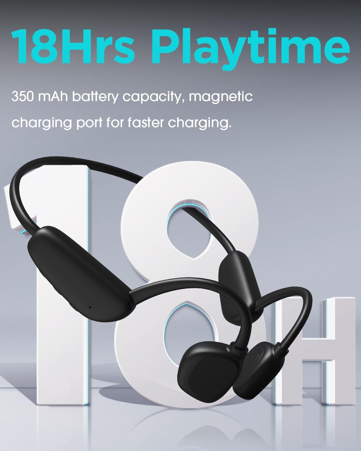 Bone Conduction Headphones for Multiple Sports & Driving