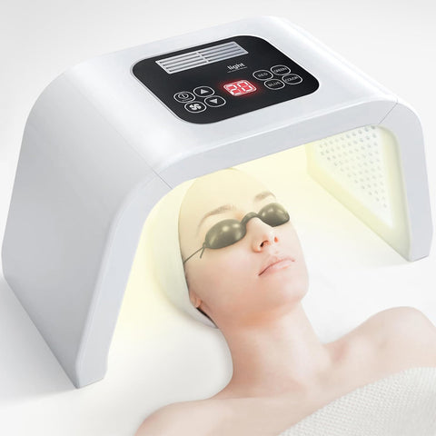 LED Red-Light-Therapy-for-Face，7 in 1 Beauty Equipment for Skin Care at Home