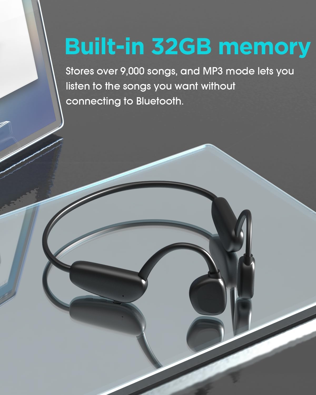 Bone Conduction Headphones for Multiple Sports & Driving