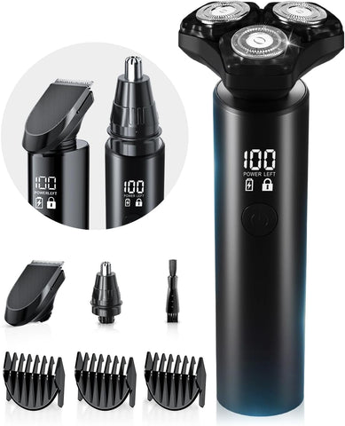 Men's Removable Magnetic 3D Electric Razor