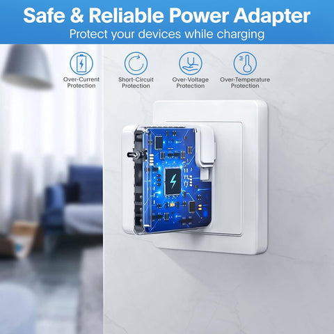 Charger - 118W USB C Charger Rapid Charger, Compatible with M1 M2 M3 M4, Samsung Galaxy and all USB C Devices, Includes Charging Cable