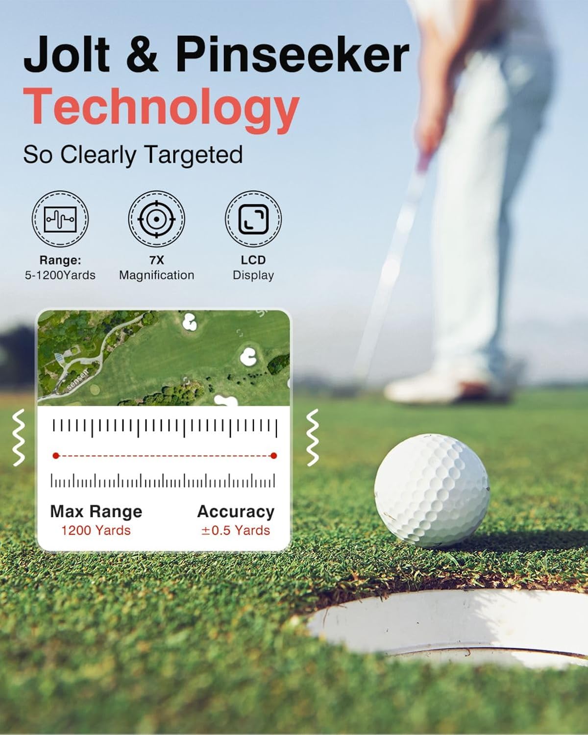 Advanced Golf Rangefinder Laser Range Finder