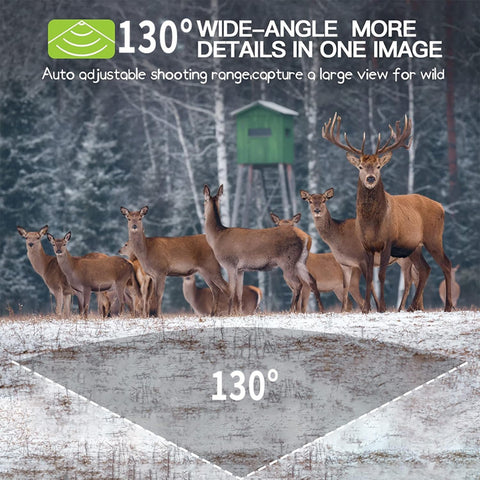 2K HD 36MP Trail Camera Outdoor Wildlife Trail Cameras with Night Vision