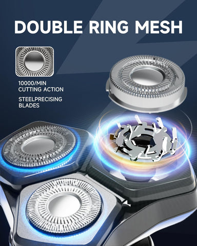 Men's Removable Magnetic 3D Electric Razor