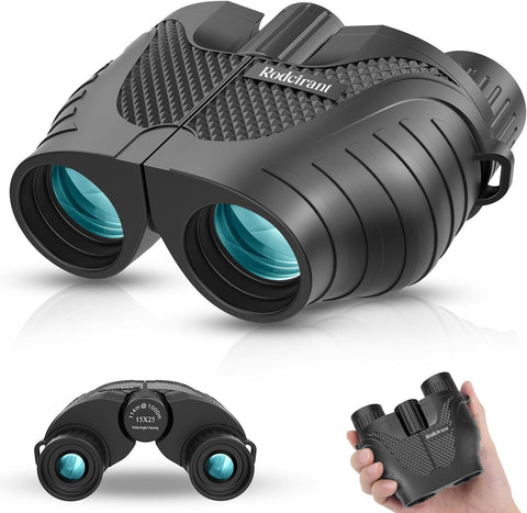 Binoculars 15x25 for Adults,Durable & Clear Binoculars with Low Light Night Vision for Sightseeing,Concerts and Bird Watching