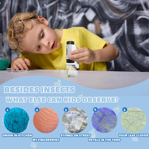 Kids' Portable Handheld Microscope for Educational Exploration