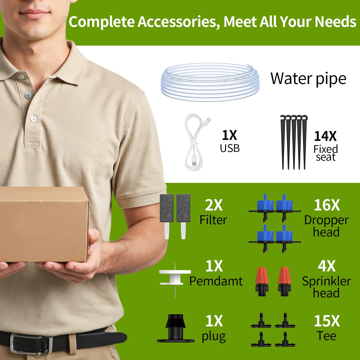 Automatic Garden Watering Kit for Lawn Drip Irrigation System