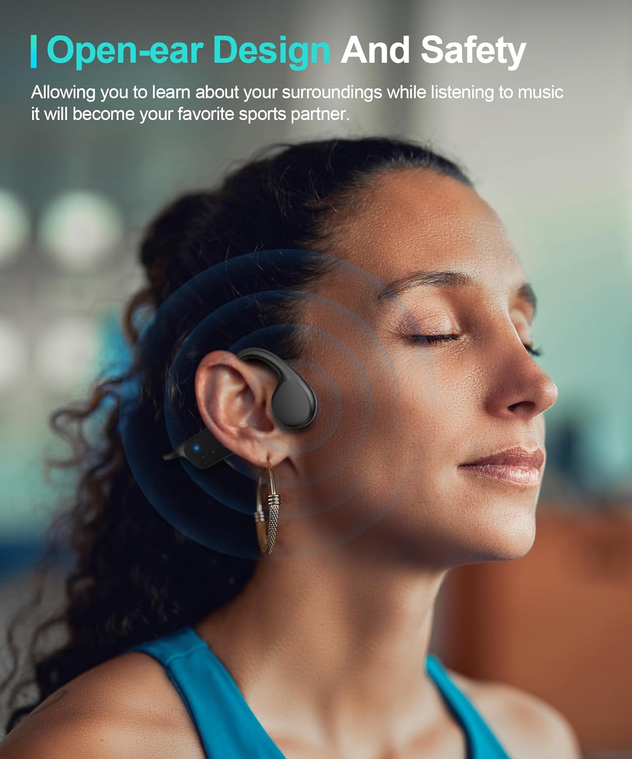 Bone Conduction Headphones for Multiple Sports & Driving