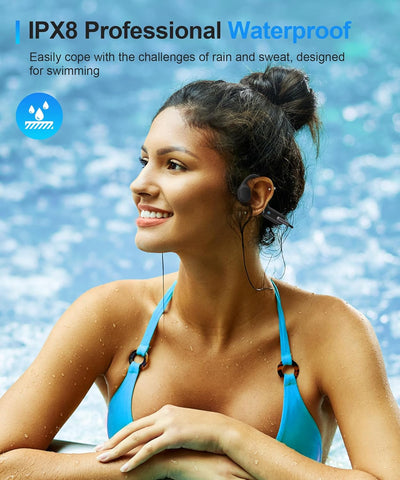 Bone Conduction Headphones for Swimming and Sports