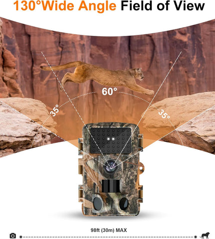 4K 48MP Trail Camera for Capturing Wildlife