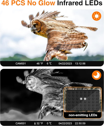 4K 48MP Trail Camera for Capturing Wildlife
