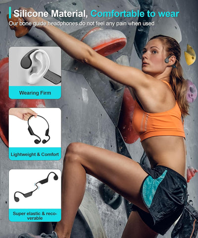 Bone Conduction Headphones for Multiple Sports & Driving