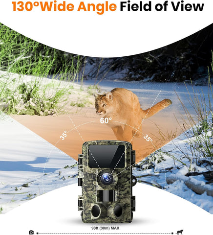 4K High-Performance Trail Camera for Outdoor Wildlife