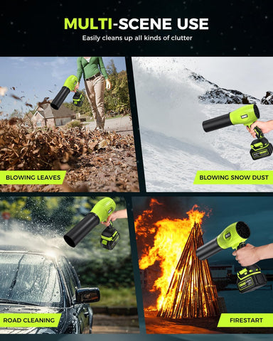 Leaf Blower Cordless with Battery and Charger