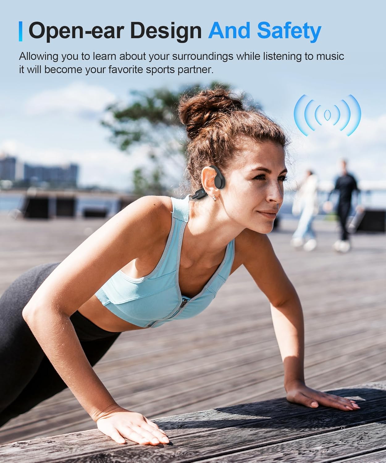 Bone Conduction Headphones for Swimming and Sports